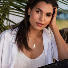 Load image into Gallery viewer, Twin Tag Personalised Necklace - Gold
