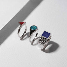 Load image into Gallery viewer, Group Resin Ring Silver

