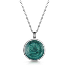 Load image into Gallery viewer, Round Ashes Resin Locket - Silver
