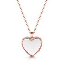 Load image into Gallery viewer, Floating Heart Memory Locket - Rose Gold
