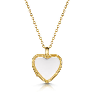 Floating Heart Memory Locket Gold – LOVELOX1