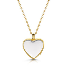 Load image into Gallery viewer, Floating Heart Memory Locket - Gold
