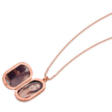 Load image into Gallery viewer, Men&#39;s Rose Gold Oval Tag Locket
