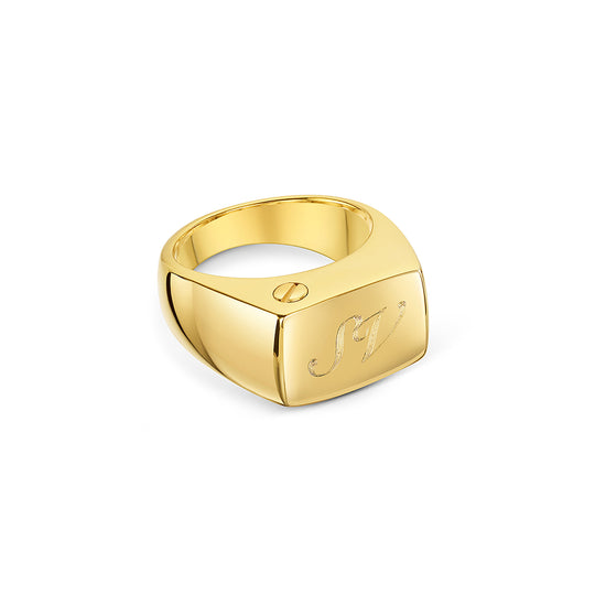 Men's Signet Ring Urn Gold
