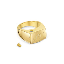Load image into Gallery viewer, Men&#39;s Signet Ring Urn Gold
