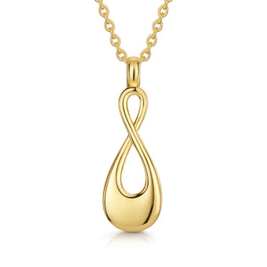 Infinity Urn Necklace - Gold