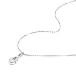 Infinity Urn Necklace - Silver