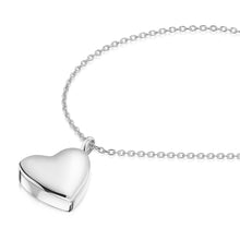 Load image into Gallery viewer, Drop Heart Urn Necklace - Silver
