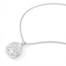 Load image into Gallery viewer, Pressed Paw Urn Necklace - Silver
