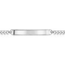 Load image into Gallery viewer, Legacy Name Bar Urn With Cuban Chain Bracelet  - Silver

