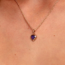 Load image into Gallery viewer, Little Heart Ashes Resin Pendant - Rose Gold
