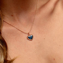 Load image into Gallery viewer, Little Heart Ashes Resin Pendant - Rose Gold
