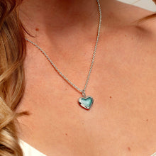 Load image into Gallery viewer, Little Heart Ashes Resin Pendant - Silver
