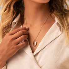 Load image into Gallery viewer, Little Oval Scroll Locket – Gold
