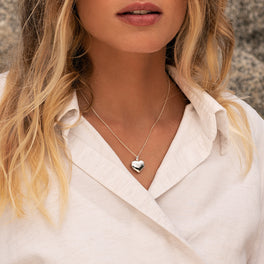 Little Silver Heart Locket