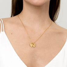 Load image into Gallery viewer, Little Twin Heart Personalised Necklace – Gold
