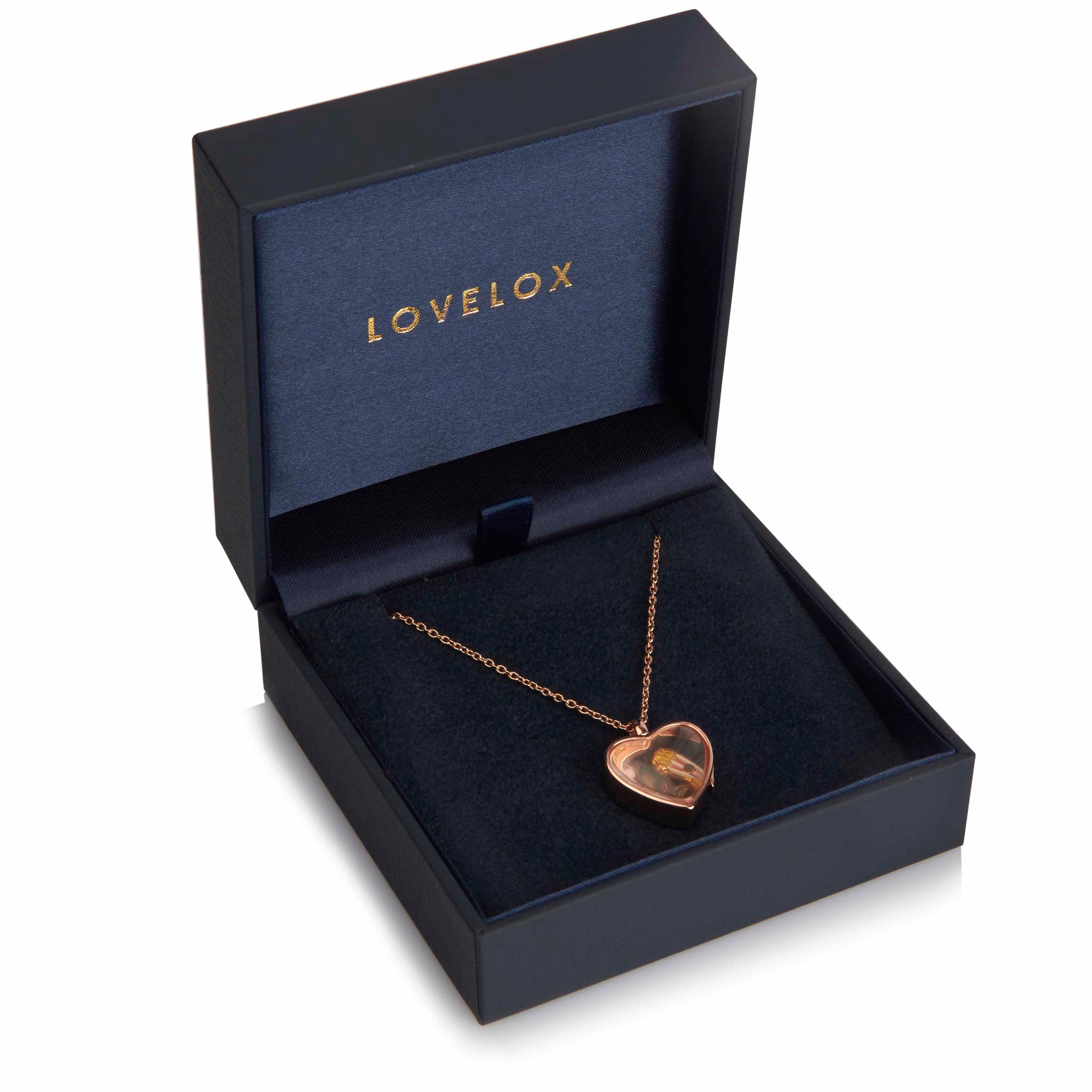 Heart Memory Locket Floating Heart Memory Locket - Rose Gold – LOVELOX