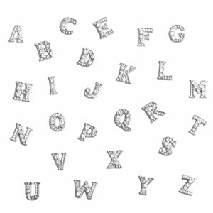 Silver Alphabet Charms