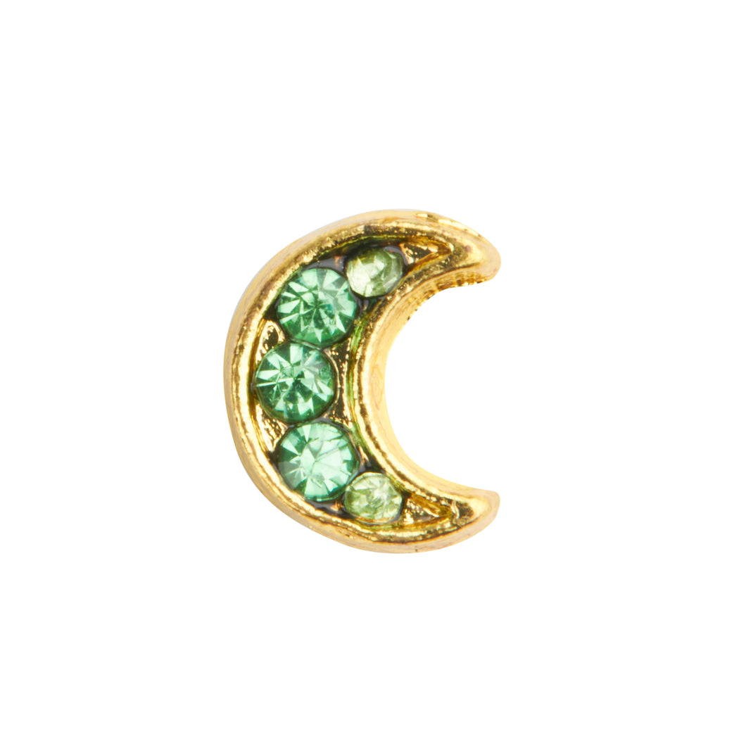 Gold Half Moon Charm