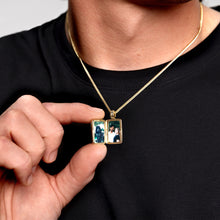 Load image into Gallery viewer, Men's Rising Sun Locket - Gold
