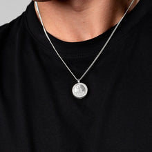 Load image into Gallery viewer, Men's St Christopher Urn Necklace - Silver
