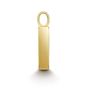 Men's Totem Urn Necklace - Gold