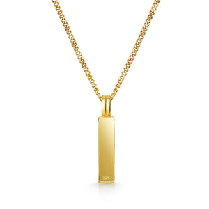 Men's Totem Urn Necklace - Gold