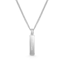Load image into Gallery viewer, Men&#39;s Totem Urn Necklace - Silver
