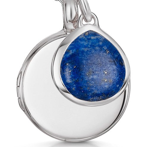 Lapis Gemstone - Silver