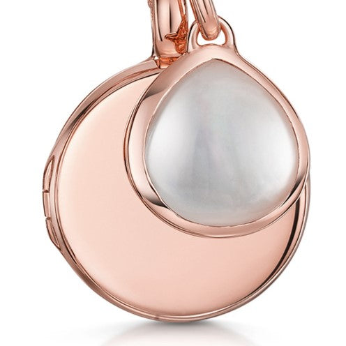 Mother of Pearl Gemstone - Rose Gold