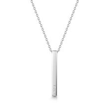 Load image into Gallery viewer, 3D Totem Pendant Personalised Necklace - Silver

