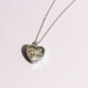 Interlocking Heart Crystal Charm