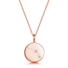 Load image into Gallery viewer, Zodiac Constellation Necklace - Diamond-Set Rose Gold

