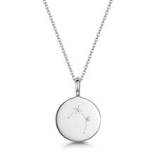 Load image into Gallery viewer, Zodiac Constellation Necklace - Diamond-Set Silver
