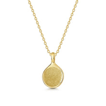 Load image into Gallery viewer, Pressed Fingerprint Pendant Gold
