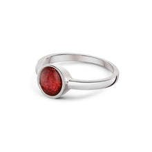 Load image into Gallery viewer, Circular Ashes Resin Ring - Silver
