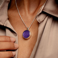 Load image into Gallery viewer, Round Ashes Resin Locket - Silver
