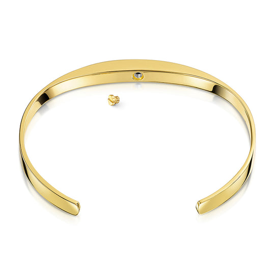 Men's Cuff Bracelet Urn - Gold
