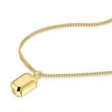 Load image into Gallery viewer, Men&#39;s Ingot Urn Necklace - Gold
