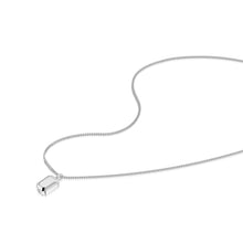 Load image into Gallery viewer, Men&#39;s Ingot Urn Necklace - Silver
