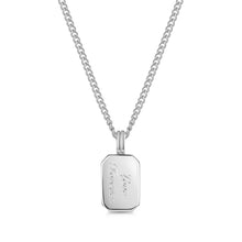 Load image into Gallery viewer, Men&#39;s Ingot Urn Necklace - Silver
