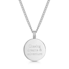 Load image into Gallery viewer, Men&#39;s Compass Urn Necklace - Silver
