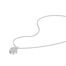 Load image into Gallery viewer, Men&#39;s Compass Urn Necklace - Silver
