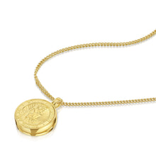 Load image into Gallery viewer, Men&#39;s St Christopher Locket - Gold
