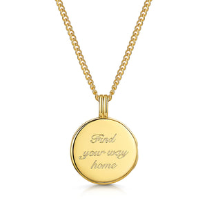 Men's St Christopher Locket - Gold