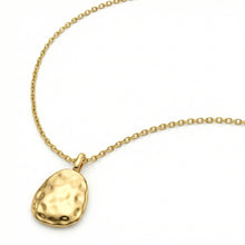 Load image into Gallery viewer, Organic Fingerprint Pebble Necklace - Gold
