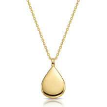 Load image into Gallery viewer, Teardrop Fingerprint Necklace - Gold
