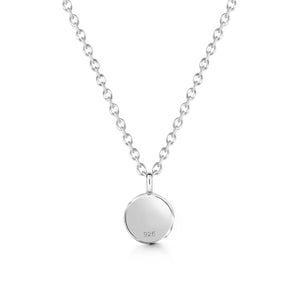 Sphere Urn Urn Ashes Necklace - Silver