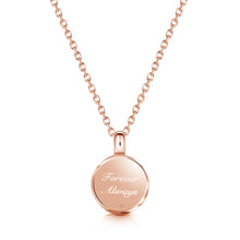 Load image into Gallery viewer, Sunbeam Crystal Halo Round Urn - Rose Gold
