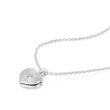 Load image into Gallery viewer, Sunbeam Crystal Heart Locket
